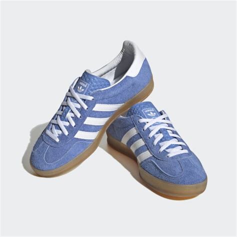 adidas gazelle blauw dames|blue suede adidas gazelle.